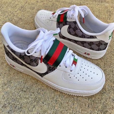 air force one custom gucci|drippy air force 1 shoes.